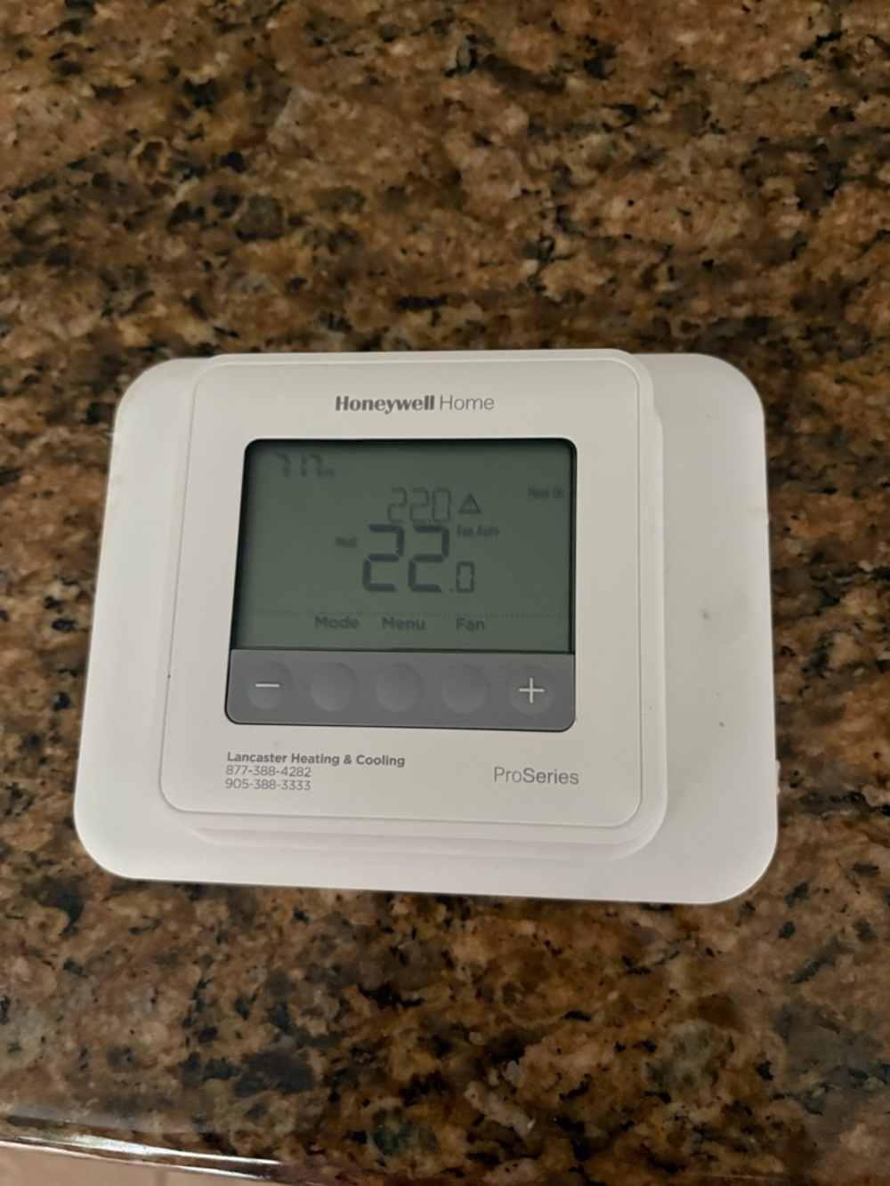 Honeywell Home White ProSeries Thermostat - Digital Temperature Control